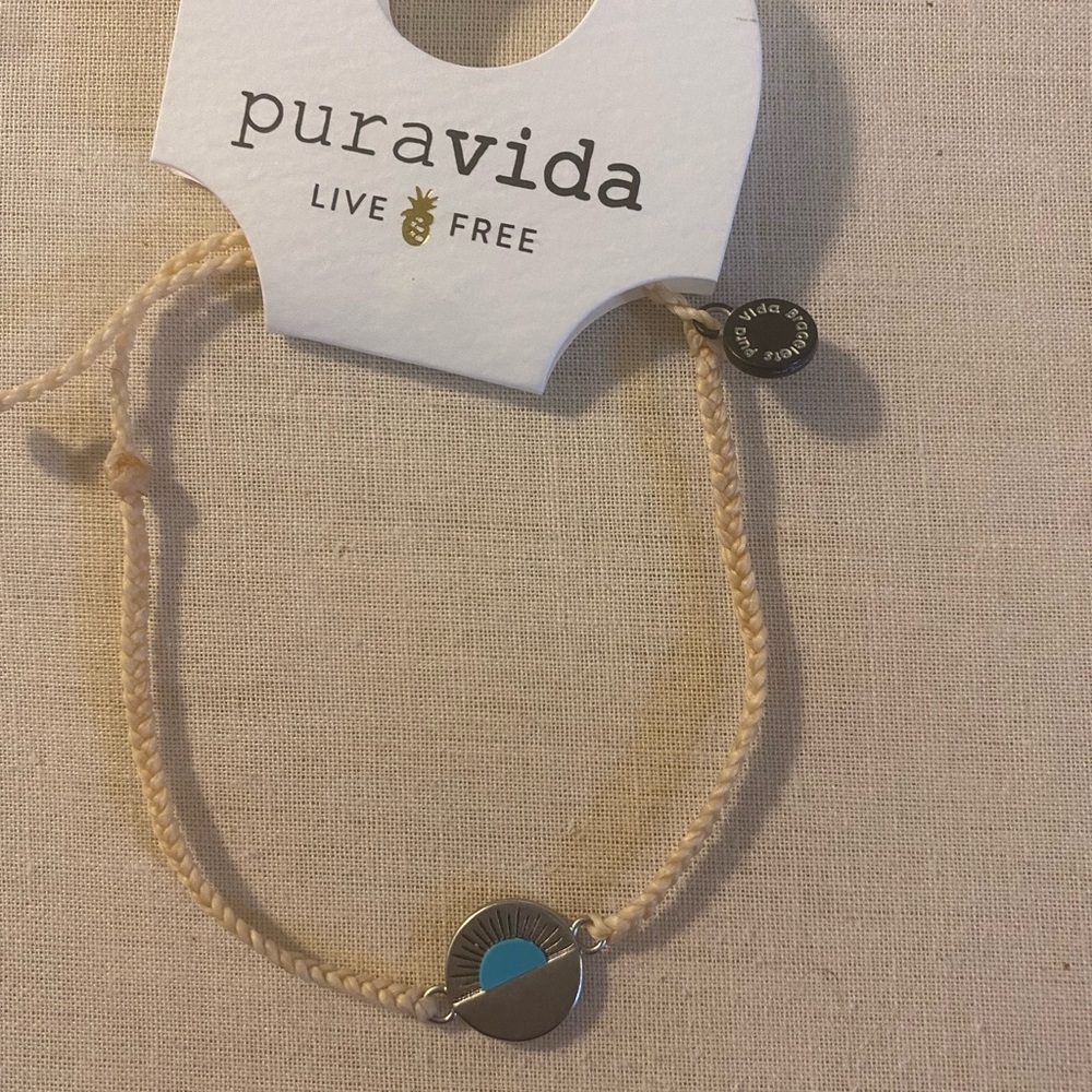 UNISEX - NEW - VIDA PURA GEMSTONE SUNSET CHARM BRACELET.. Comes with a free gift - Picture 5 of 14